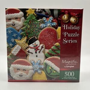 New Majestic by Springbok Holiday Puzzle Series Christmas Cookies 500 Piece